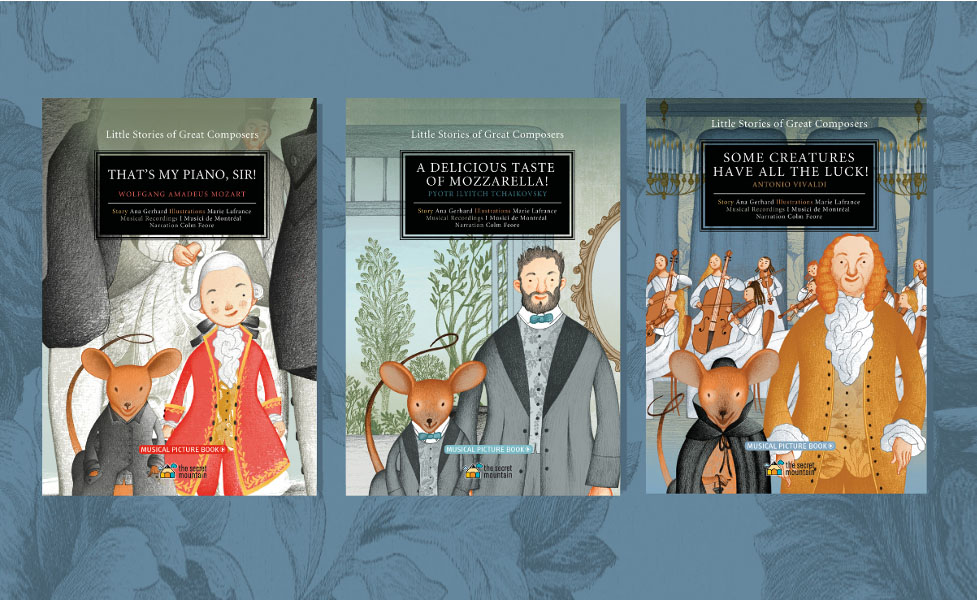 Author Ana Gerhard explains how her new series brings young readers closer to classical music and composers like Mozart, Tchaikovsky, and Vivaldi.